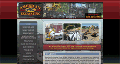Desktop Screenshot of americanexcavating.com